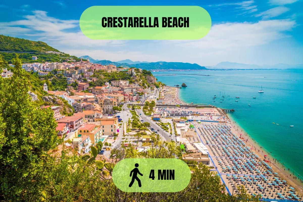 ---5 Minutes From The Sea ---Panorama And A-C Bed & Breakfast Vietri Bagian luar foto